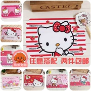 Cartoon Kitty Pet Placemat Mèo & Chó Hàng hóa Bát Mat Bảng Mat Không thấm nước Khăn trải bàn Mat Đặc biệt - Cat / Dog hàng ngày Neccessities