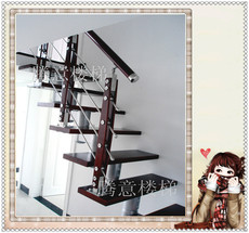 Лестница 厂家正品生产不锈钢拉丝阳台 别墅 飘窗水泥 楼梯拦河 护栏