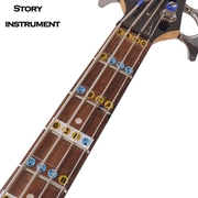 Mới 6-bass 4 chuỗi bass guitar quy mô sticker Fingerboard sticker người mới bắt đầu thực hành sticker phụ kiện nhạc cụ