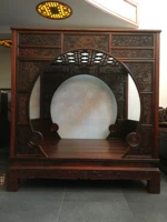 Tianxiang Qingcheng Laos Big Red Souric Polynate Double Moon Cave Gate Gate Cedre Deloma Princess Bed Кровать