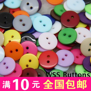 Both eyebrow buckle candy -colored buttons Deduned children's handmade posting button shirt buckle cardigan children's clothing buckle