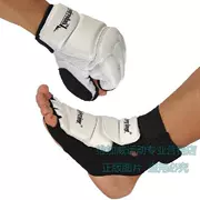 Găng tay đấm bốc mới Lu Ying Một nửa ngón tay trẻ em người lớn Sanda Fight Võ thuật Taekwondo đấm bốc chiến đấu với mắt cá chân