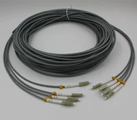 DVI Fiber Fiber Extender Выделенная LC-LC Многомодовая 4-ядерная 4-ядерная линия брони волокно-волокна.