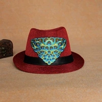 Облачное украшение Тотем дизайн женская шляпа этническая ветра павлин