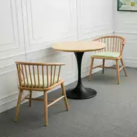 Nội thất gỗ Bayesian Nước Mỹ không sơn thân thiện với môi trường gỗ rắn căn hộ nhỏ kết hợp nhà ăn và ghế có thể được tùy chỉnh - Đồ gỗ ngoài trời bàn ghế cafe ngoài trời thanh lý