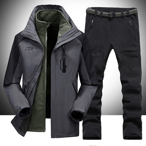 Полиуретановая куртка, уличный комплект, альпинистский комбинезон, «три в одном»
