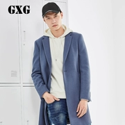 GXG Men Slim Fit Blue Single Nút khóa áo len # 64126558