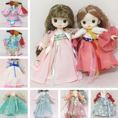 taobao agent 15cm17cm16 cm baby clothes costume doll clothing Hanfu ancient court ancient style ancient national style Bjd8 points baby
