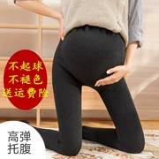 Bà bầu quần legging mùa đông cộng với quần nhung dày cho bà bầu mùa thu và mùa đông mặc bà bầu quần nâng bụng quần quần size lớn