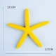 13 см на пять пальцев морской звезды желтый