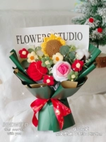 Середина -number/подсолнух/роза/крюк -иглы/рождественская зеленая +окно -открывая подарочная сумка Светодиод