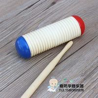 Nhạc cụ Orff nhạc đỏ cát xanh trẻ em bộ gõ đồ chơi gỗ ống cát mẫu giáo giáo dục sớm đồ chơi cho bé 3 tuổi