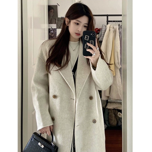 Демисезонное шерстяное пальто, японская куртка, в корейском стиле, подходит для подростков, изысканный стиль, в британском стиле