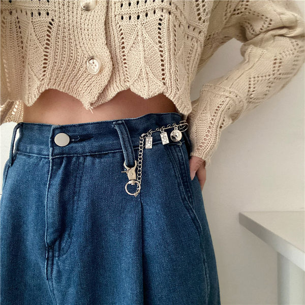 Штаны, человеческая голова, булавка, корсет, ремень, европейский стиль, фиксаторы в комплекте