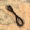 Lớp đầu tiên của dây da thật màu đen Dây da tròn DIY DIY chất liệu vật nuôi dệt dây vòng tay vòng cổ dây thừng đính cườm - Vòng đeo tay Clasp