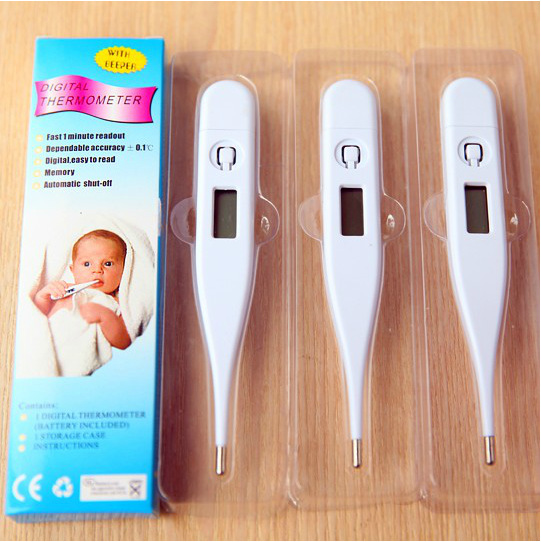 Whitechildren Baby clinical thermometer degree baby thermometer Electronics number Degree meter household indoor forehead fever armpit Mercury