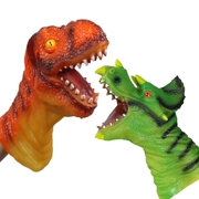 Trẻ em trai Mô phỏng Tyrannosaurus Tay rối Triceratops Găng tay Khủng long Mô hình Keo mềm Nhà Đồ chơi tương tác
