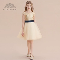 Trẻ em ăn mặc cô gái công chúa váy hoa cô gái đàn piano trang phục hiển thị ăn mặc cô gái chủ váy váy váy trẻ em đẹp