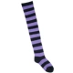 Purple -Black Wide Strip на коленных носках