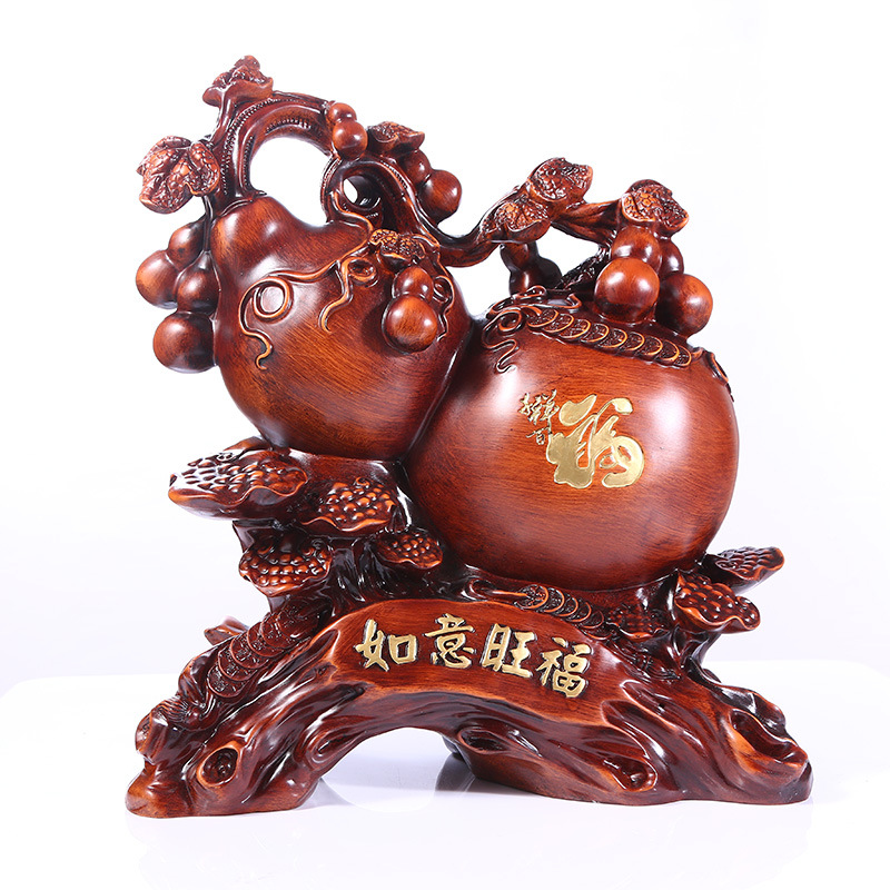 /普洱茶工藝品/整體實心大擺件【武財神關公】生茶/實木底座/包郵