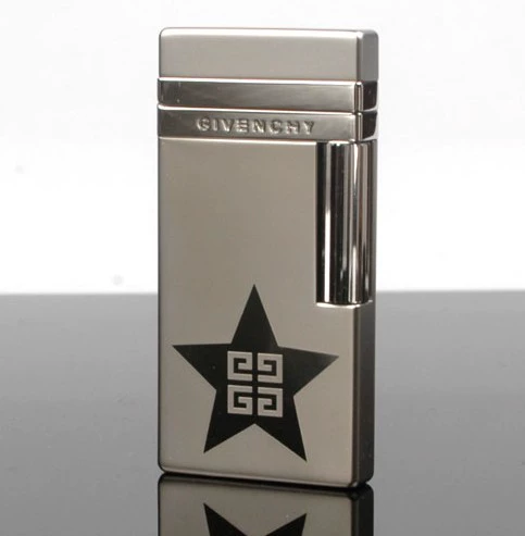 Givenchy, японская оригинальная серебряная зажигалка, (в наличии на складе), серебро 17 пробы