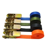 Нейлоновый багажный ремень, увеличенная толщина, из полиэстера, фиксаторы в комплекте, 25mm