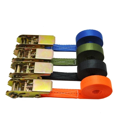 Нейлоновый багажный ремень, увеличенная толщина, из полиэстера, фиксаторы в комплекте, 25mm