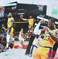 НБА Джеймс Плакат Стены Наклейки баскетбол Лейкерс