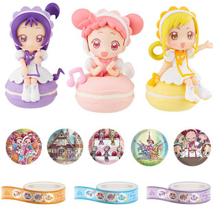 [Spot] Bandai Gacha Little Witch Doremi Ganca Reward 2 Flying Bird Peach Hand Playing Decoration