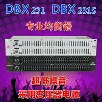 DBX 231 Professional Equal Device Cretment Completing Band DBX 231S Двойной 31 -сегмент эквалайзер