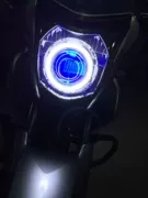 Honda Phantom Shadow 150 đèn pha lắp ráp sửa đổi Q5 mắt Thiên Thần mắt ma quỷ xe máy đèn pha Xenon