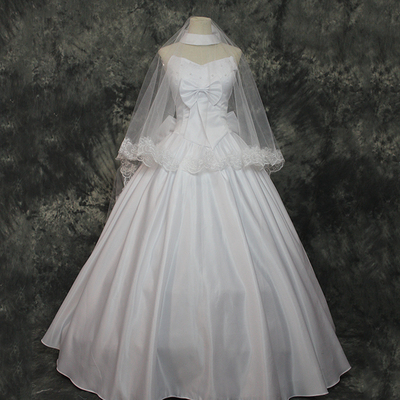 taobao agent Fate/Zero Wang Saber Altolia COS COS Clothing Ten Anniversary Flower Marry Wedding Cosplay COSPLAY