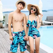 Sexy Xiêm Cặp đôi Đồ bơi Phụ nữ Che bụng Bikini Quần ba mảnh Quần đi biển - Vài đồ bơi