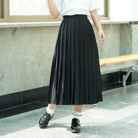 Японская студенческая юбка в складку, длинная длинная юбка, одежда, 48см, 60см, 80см, длина миди