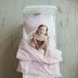 Pháp linen trẻ em giường enzyme rửa bé gối quilt hai mảnh bóng bóng ren phần thoáng khí kháng khuẩn Bộ đồ giường trẻ em