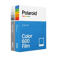 Новая версия Polaroid Pokellai 600 Photo -Paper Photo -Paper Photo -Paper Белая граница Цвет Черно -белый двойной патч набор 16 Фотографии Flashes