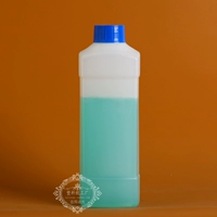 1000 мл полупрозрачного тела бутылки синяя крышка