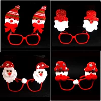 Рождественское украшение, рождественская игрушка, мультяшные очки для друга