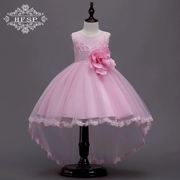 Cô gái catwalk trang phục váy cô gái mới váy trẻ em váy cưới công chúa váy pettiskirt hiển thị