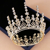 Серебряная тиара для невесты, аксессуар, детская корона, золото и серебро, свадебный аксессуар, подарок на день рождения