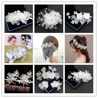 Белый детский аксессуар для волос для невесты, танцующее ханьфу, японские и корейские