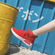 Hàn quốc phiên bản của trường Harajuku ulzzang giày cao học sinh trung học lưới thoáng khí giày giày chạy bộ giày thể thao nhỏ màu đỏ giày