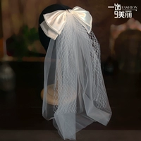 Аксессуар для волос для невесты, высококлассная ткань с бантиком, коллекция 2022