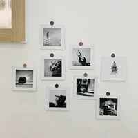 Ins Simple и спокойный черно -белый карт отделки комната ресторан настенные наклейки наклейки на стену