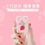 Dâu tây nhỏ màu hồng tươi sạc kho báu cô gái dễ thương sáng tạo siêu mỏng nhỏ di động quà tặng điện - Ngân hàng điện thoại di động sạc dự phòng pisen 10000mah