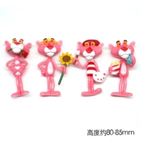 Набор из 4 розовых леопардов