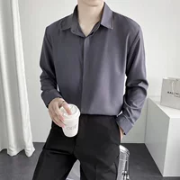 Deep Grey No Trace Long рубашка