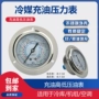 đồng hồ đo áp suất thủy lực Kho lạnh đồng hồ đo áp suất cao và áp suất thấp dầu, đồng hồ đo áp suất dầu, giàn lạnh, đồng hồ đo áp suất môi chất lạnh chịu va đập chịu động đất, đồng hồ đo áp suất khí có dầu đồng hồ đo áp lực