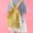 Văn học nhỏ tươi màu rắn giản dị túi vải vai nữ phiên bản Hàn Quốc của túi gió sinh viên đại học đơn giản ba lô hoang dã - Ba lô