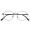 Kính cận thị cao nữ mặt siêu sáng tinh khiết kính titan khung tròn đen nam kính thủy tinh khung nhỏ khung dày bên có thể được trang bị - Kính khung mắt kính nữ
